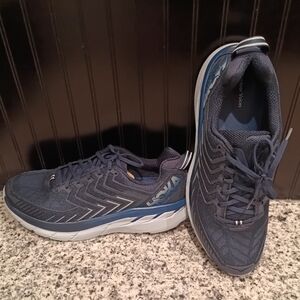 Hoka One X Outdoor Voices Clifton 4 Size 13 Navy Black Iris 3M Rare New